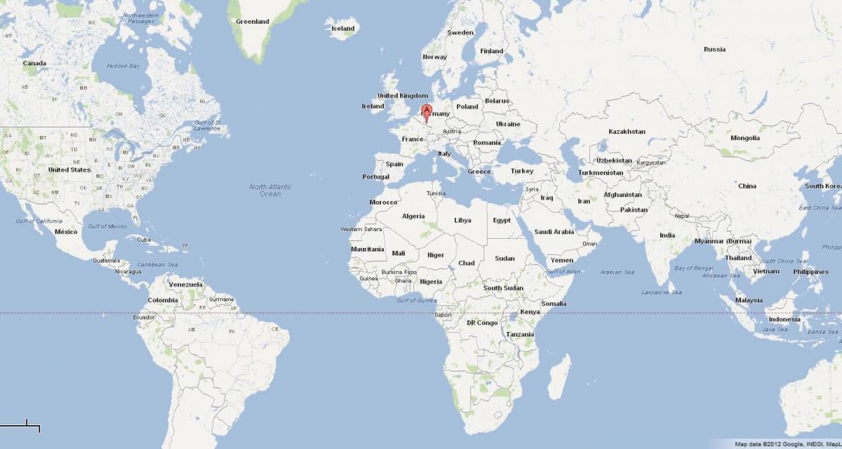 Luksemburg lokacijo na zemljevidu sveta