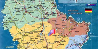Zemljevid Luksemburg turistični zemljevid zanimivosti